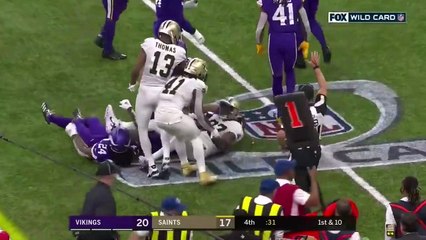 Saints Vs Vikings Crazy Final Minutes | NFL Wild Card 2019/20