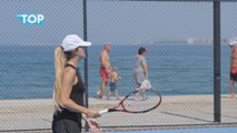 Ori dhe Flori sfidojnë kryebashkiakun e Vlorës në një lojë tenisi - Pushime On Top 3