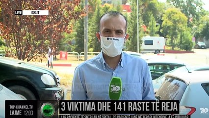 3 viktima dhe 141 raste të reja/ 116 pacientë të shtruar në spital, 4 të intubuar