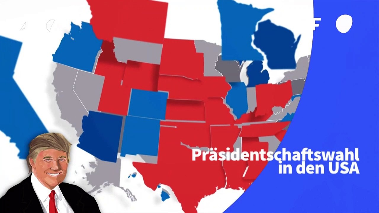 Videografik: Enges Rennen bei der US-Wahl