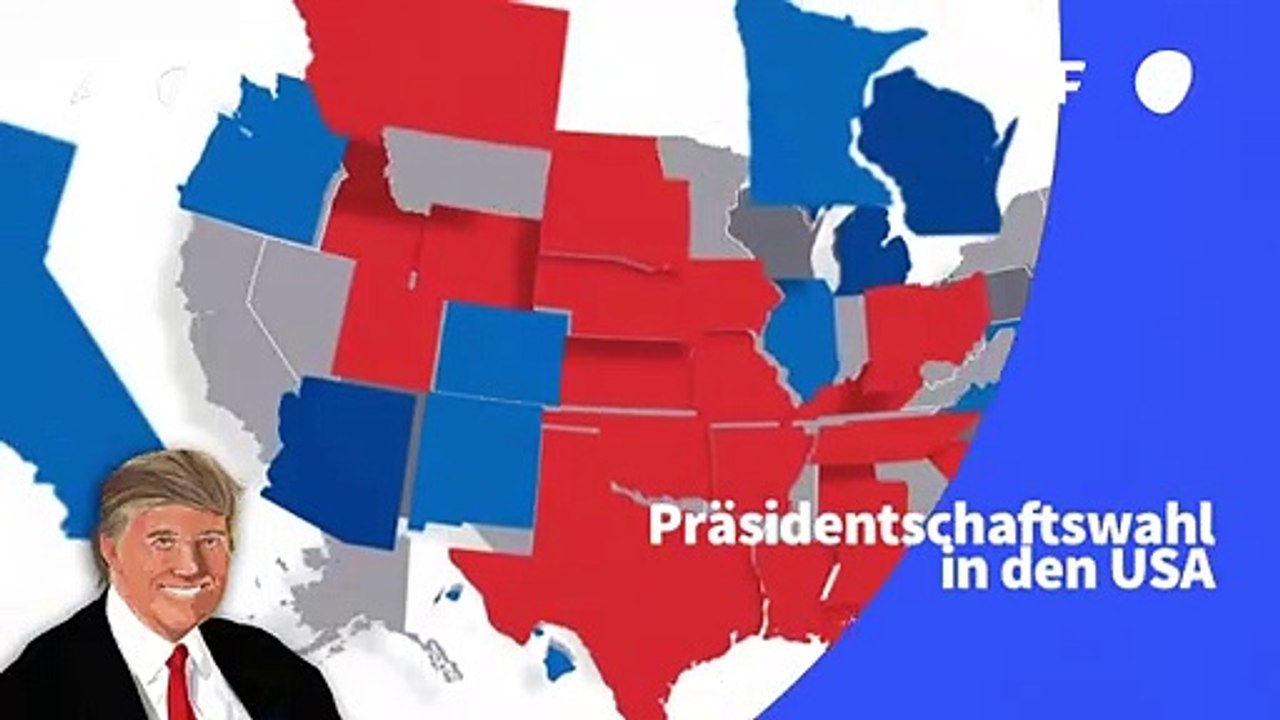 Videografik: Enges Rennen bei der US-Wahl