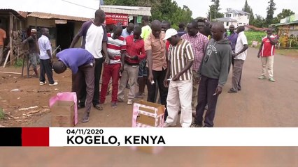 Obama'nın babasının memleketinde Biden'a destek gösterisi