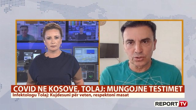 Report TV - Situata e Covid-19 në Kosovë flet mjeku Tolaj