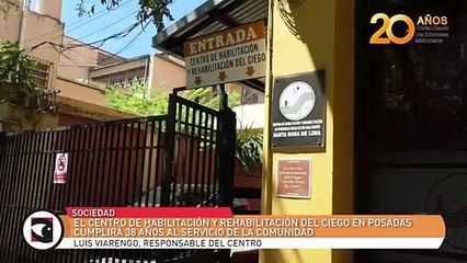 El Centro de Habilitación y Rehabilitación del Ciego en Posadas cumplirá 38 años al servicio de la comunidad
