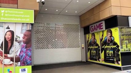 Leeds during day 1 of the second National Lockdown