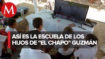 Hijos del Chapo ayudan a levantar escuela rural en Culiacán