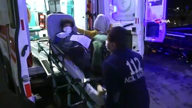 Yabancı uyruklu bir kişi çadırın içinde sobadan sızan gazdan zehirlendi