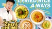 Pro Chef Makes 1 Fried Rice 4 Ways (Golden, Ketchup, Buffalo, XO)| Chefs at Home | Food & Wine