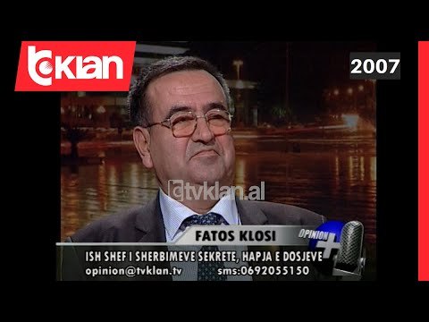 Opinion Plus - Hapja e dosjeve, flet ish-shefi i sherbimeve sekrete