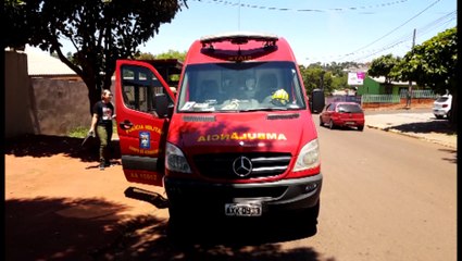 Motociclista é socorrido após se envolver em acidente no Bairro Brasmadeira