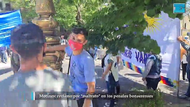 Motines reclamo por maltrato en los penales bonaerenses