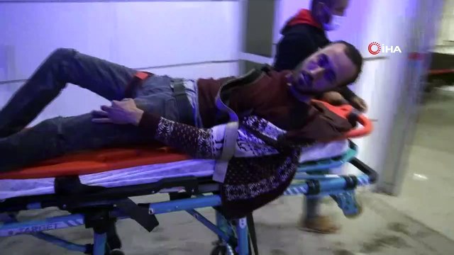 Motosikletin çarptığı alkollü yaya yaralandı