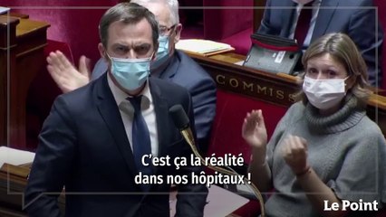 La colère d'Olivier Véran à l'Assemblée nationale