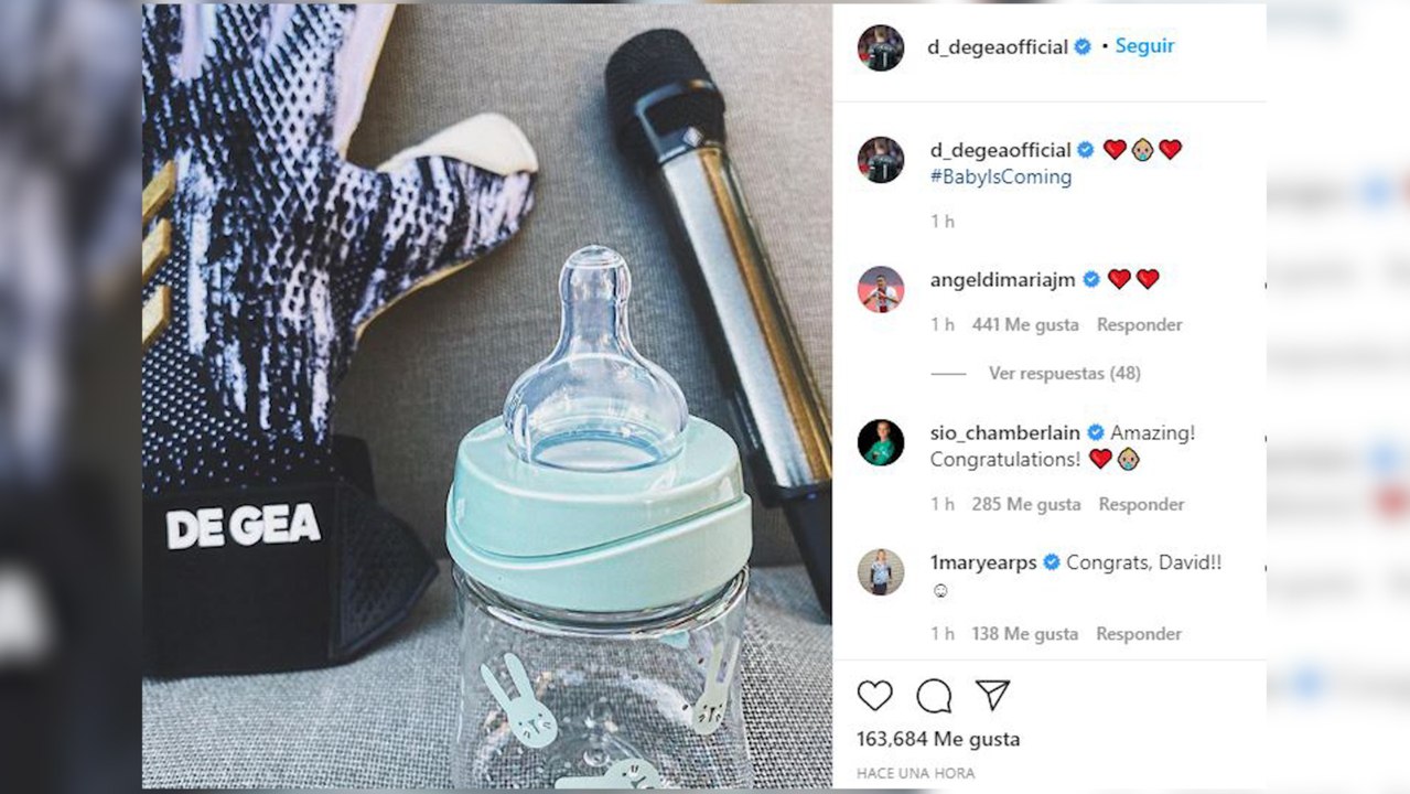 Edurne y David de Gea esperan su primer hijo