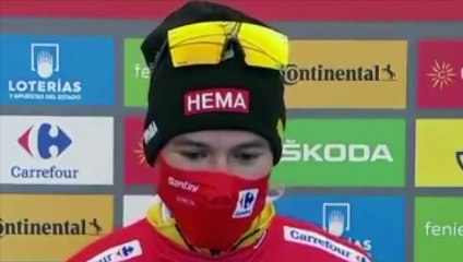 Tour d'Espagne 2020 - Primoz Roglic : "A hard day, I'm really happy it's behind us"