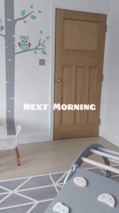 Nursery Wall Sticker Installation