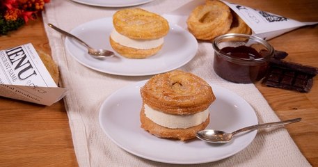 Le sandwich churros au coeur de glace vanille est à essayer de toute urgence !