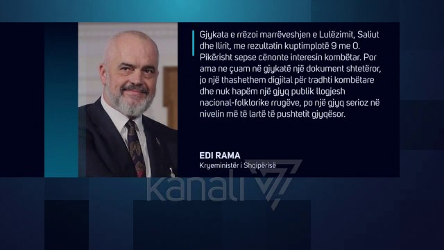 “DETI” KALON NGA META, RAMA “NUK CËNOHET INTERESI KOMBËTAR” - News, Lajme - Kanali 7