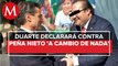 Javier Duarte, dispuesto a declarar contra Peña Nieto por caso Odebrecht