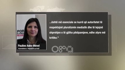 Download Video: Reporterët pa Kufij: Shteti të mos ndërhyjë në linjën editoriale të RTV Ora e Ora News