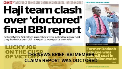 The News Brief: BBI member claims report was doctored