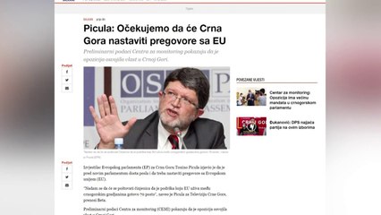 Politika europiane e shqetesuar per zgjedhjet ne Malin e Zi | Lajme - News