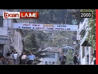 Pergatitjet e fundit per Festivalin Folklorik te Gjirokastres - (19 Shtator 2000)