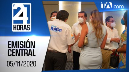Noticias Ecuador: Noticiero 24 Horas, 05/11/2020 (Emisión Central)