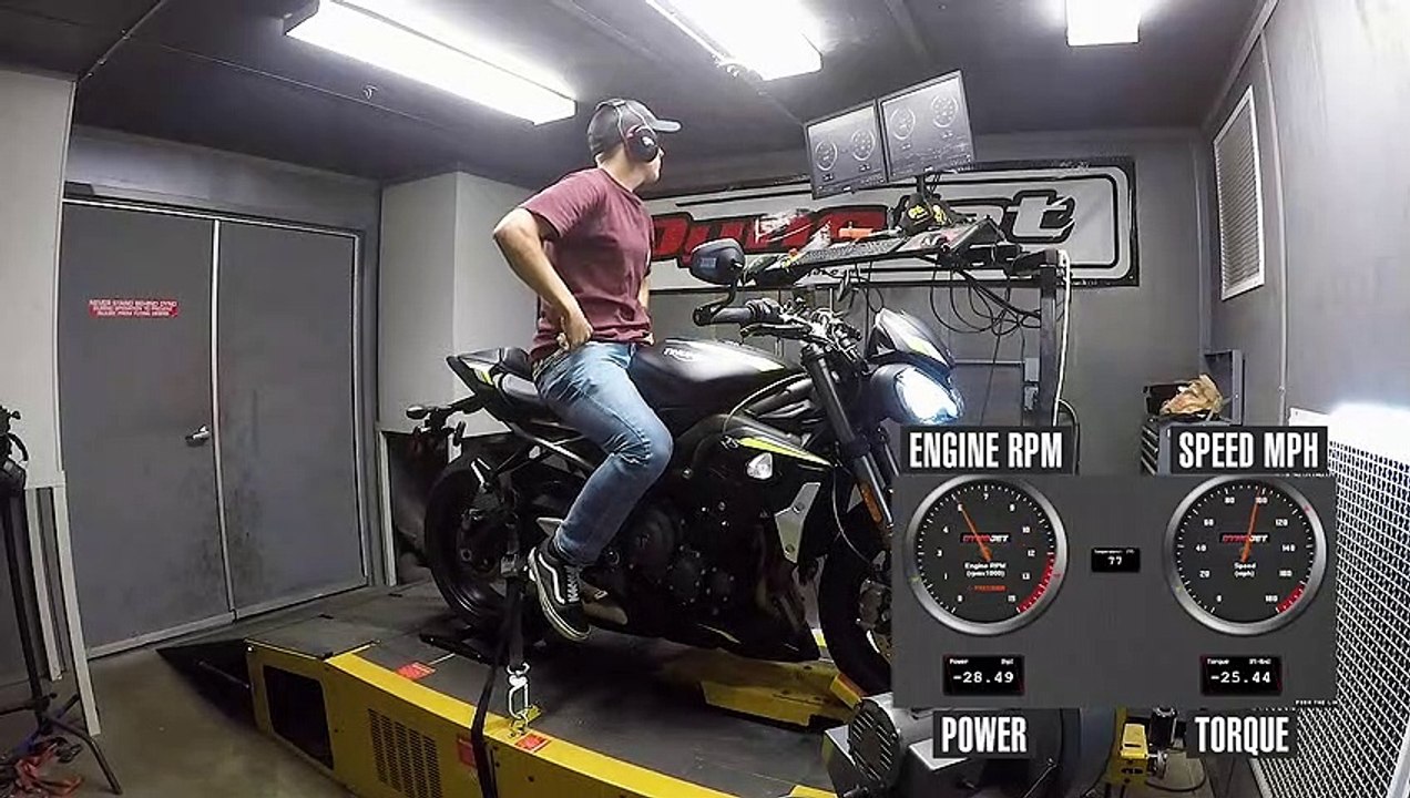 2020 Triumph Street Triple RS Dyno