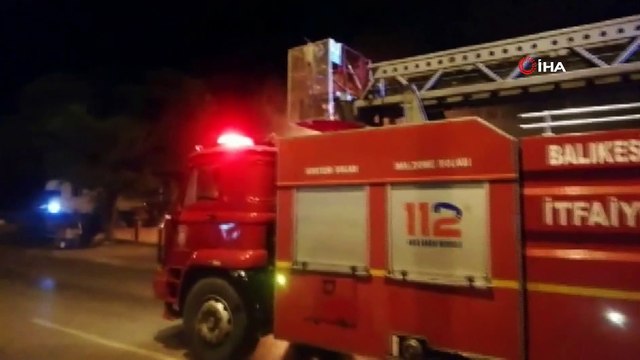 Kauçuk fabrikasında çıkan yangına güçlükle müdahale edildi