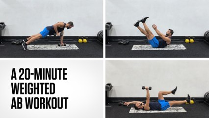 A 20-Minute Weighted Ab Workout