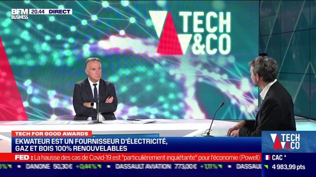 Tech for Good Awards: Ekwateur est un fournisseur d'électricité, gaz et bois 100% renouvelables - 05/11