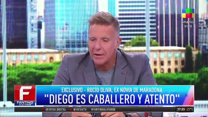 Rocío Oliva: "Diego es caballero y atento"