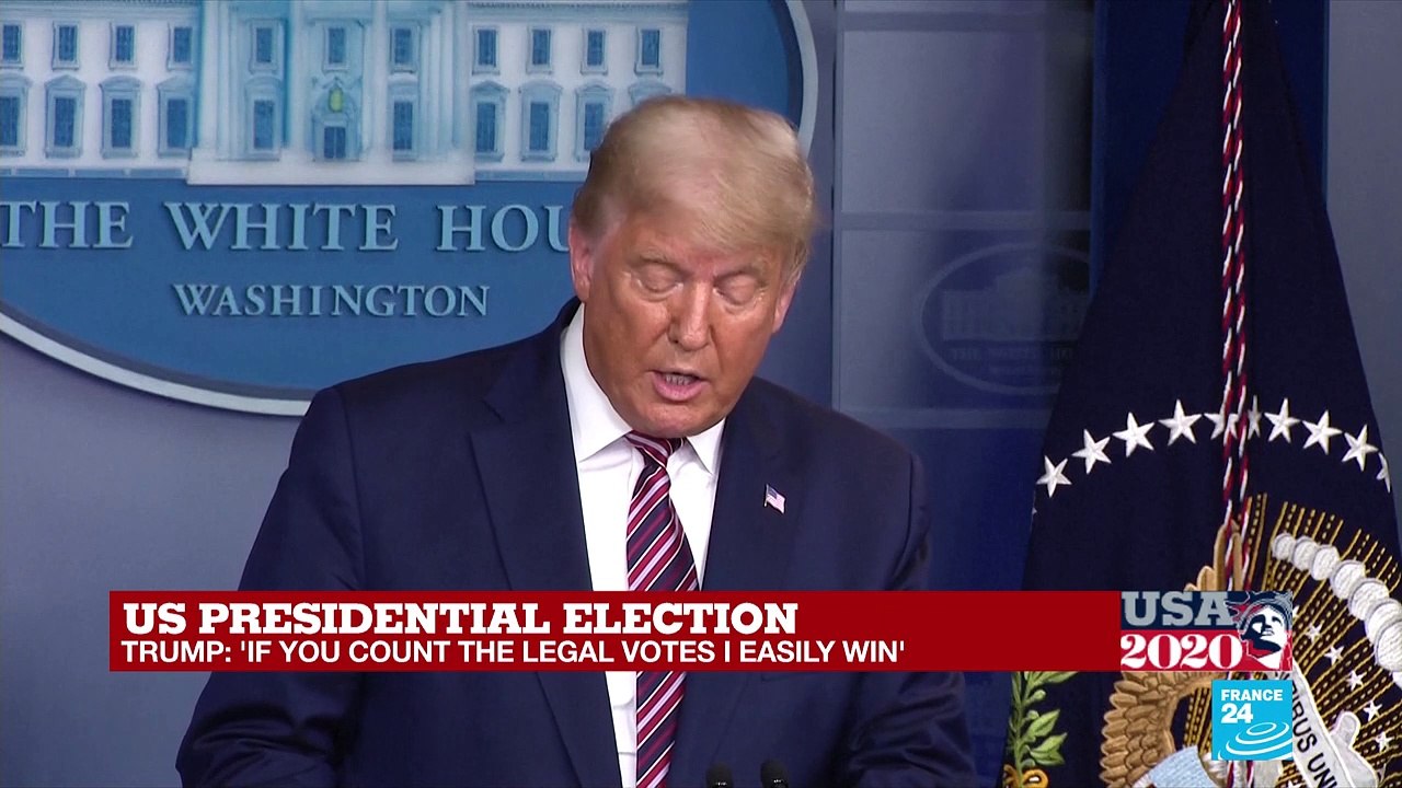 US presidential election: Trump claims would win unless Democrats 'steal' election