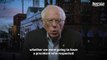 JUST IN - Bernie Sanders issues post-Election Day message
