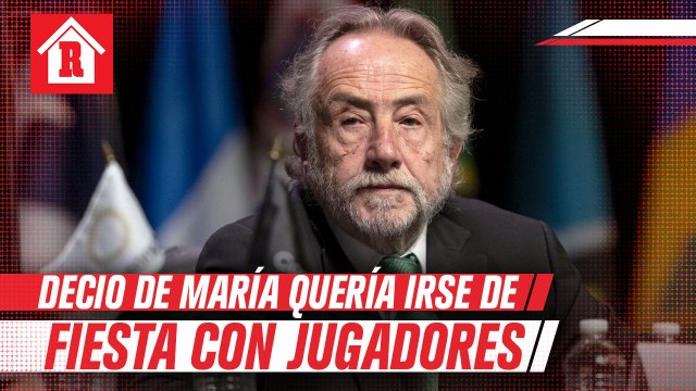 Néstor de la Torre: 'Decio de María quería irse de fiesta con jugadores del Tri'