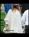 Jennifer Lopez Carries Her ‘Vote’ Tote While Out for Lunch with Alex Rodriguez