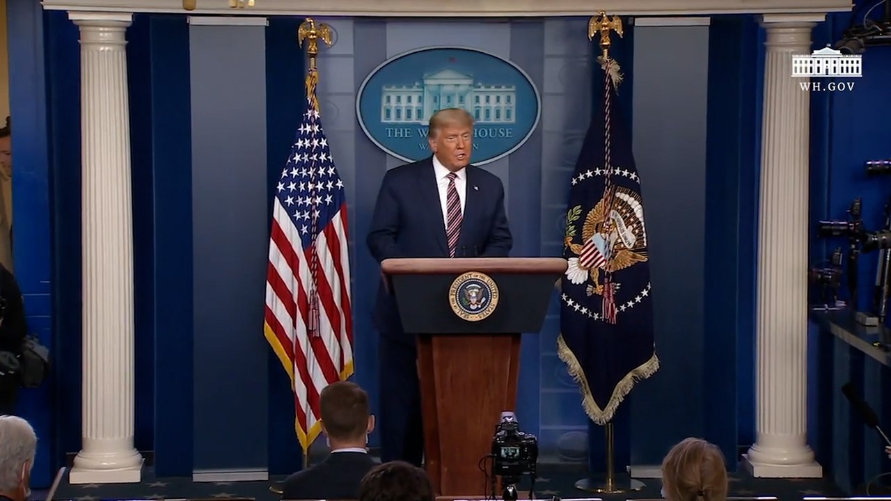 Trump makes unfounded allegations of election fraud