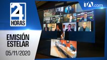 Noticias Ecuador: Noticiero 24 Horas, 05/11/2020 (Emisión Estelar)