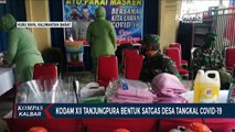 Ajak Masyarakat Taat Prokes, Kodam XII Tanjungpura Bentuk Satgas Desa Tangkal Covid