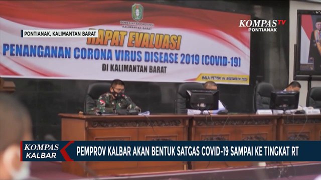 Cegah Sebaran Covid, Pemprov Kalbar akan Bentuk Satgas Covid Tingkat RT