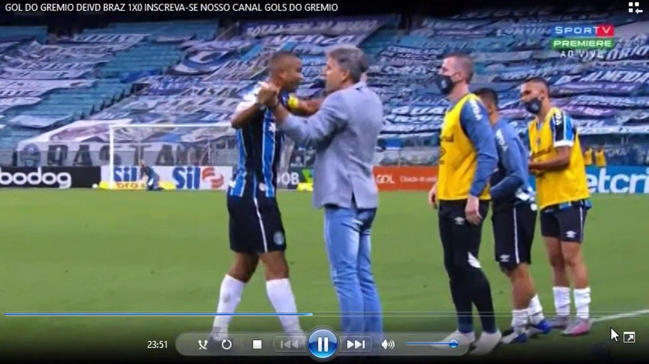 GREMIO 2X1 BRAGANTINO SP BRASILEIRAO 2020