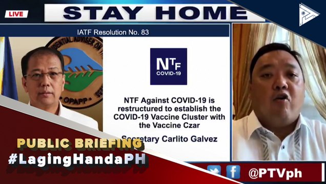 Nilalaman ng IATF Resolution No. 83 Alamin ang detalye galing kay Presidential Spokesperson Harry Roque Para sa latest na COVID-19 updates, bumisita sa ptvnews.ph/covid-19