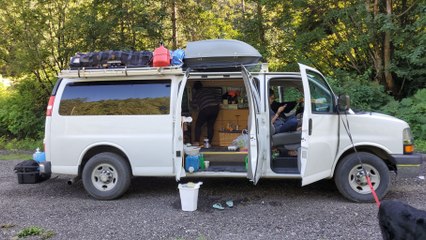 This family sold their house to live full-time In a van