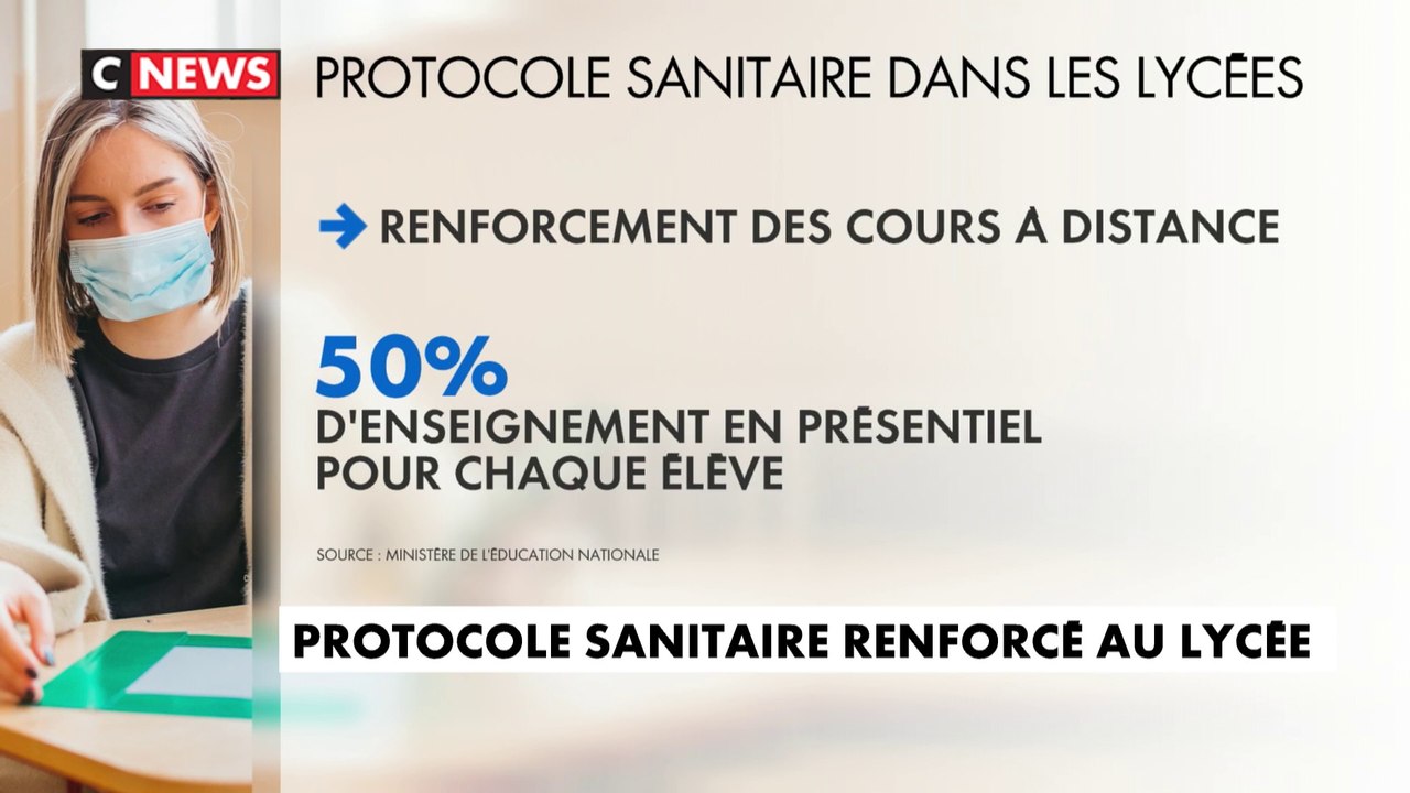 Protocole sanitaire renforcé au lycée