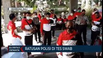 Ratusan Polisi Ikuti Tes SWAB