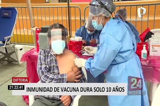 Difteria: Minsa recomienda que adultos y ancianos vuelvan a vacunarse