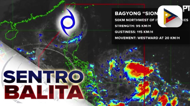 PTV INFO WEATHER: Bagyong #SionyPH, napanatili ang lakas matapos dumaan malapit sa Itbayat, Batanes; LPA sa labas ng PAR, binabantayan