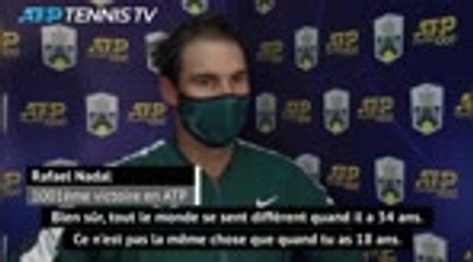 Rolex Paris Masters - Nadal : "J'espère continuer à jouer le plus longtemps possible"