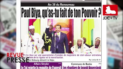 REVUE DE PRESSE CAMEROUNAISE DU 06 NOVEMBRE 2020